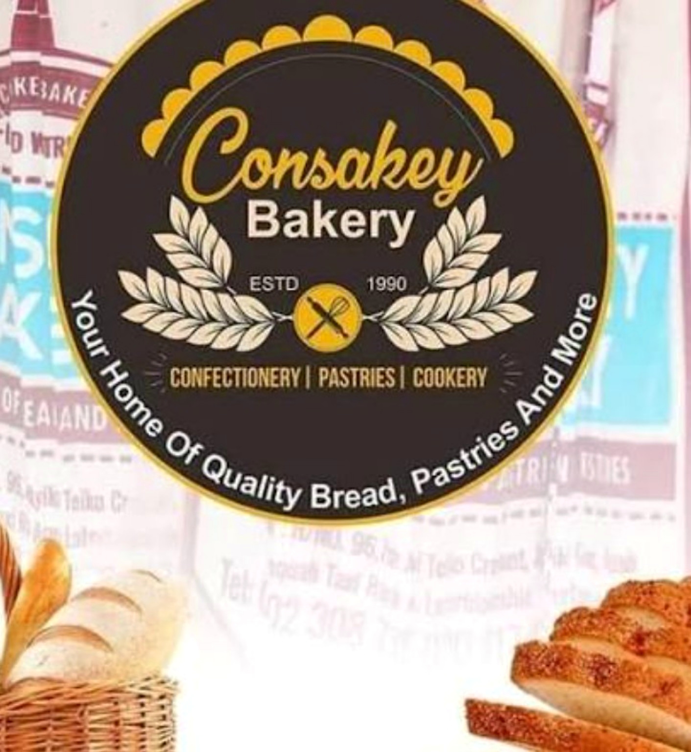 Consakey Bakery logo